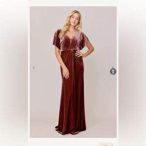 Revelry Gwen velvet dress - size 6 (fits like a small)